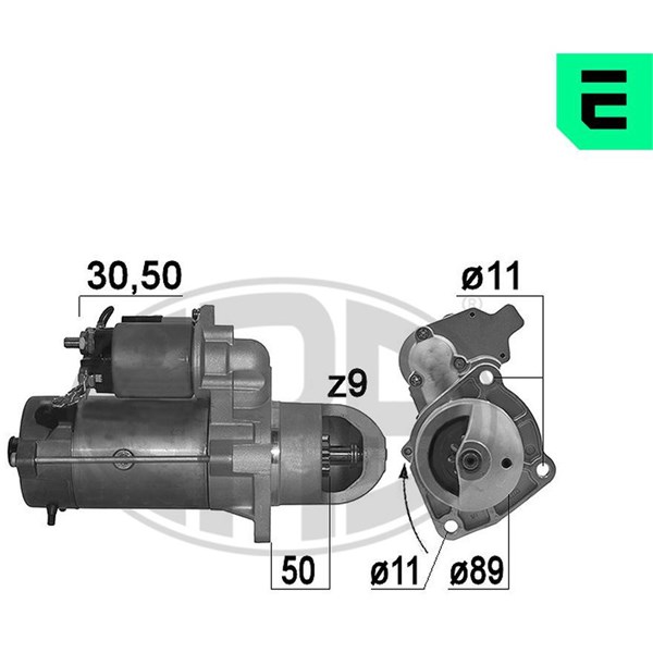Startmotor 24V Era oem Oem 220992 ERA OEM
