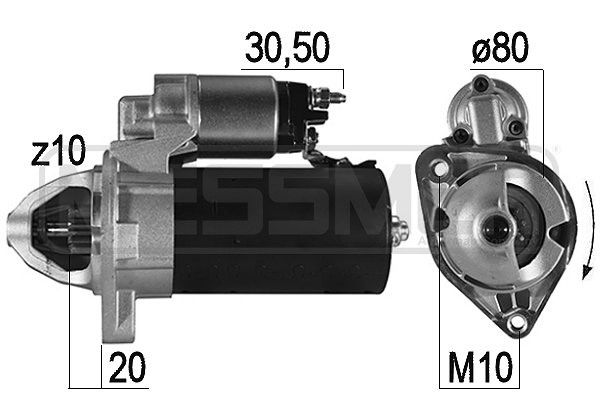 Startmotor 12V