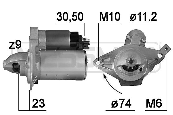 Startmotor 12V Startmotor 12V