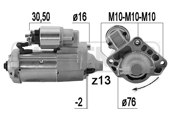 Startmotor 12V