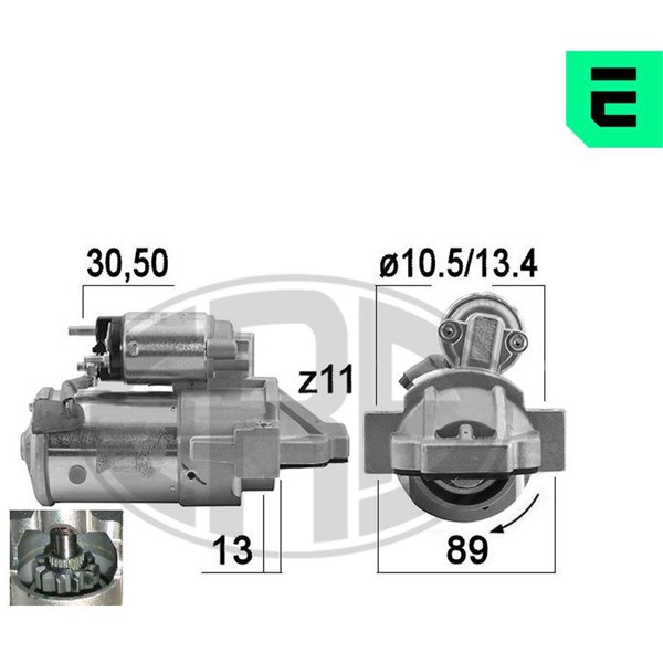Startmotor 14V Era oem Oem 221024 ERA OEM