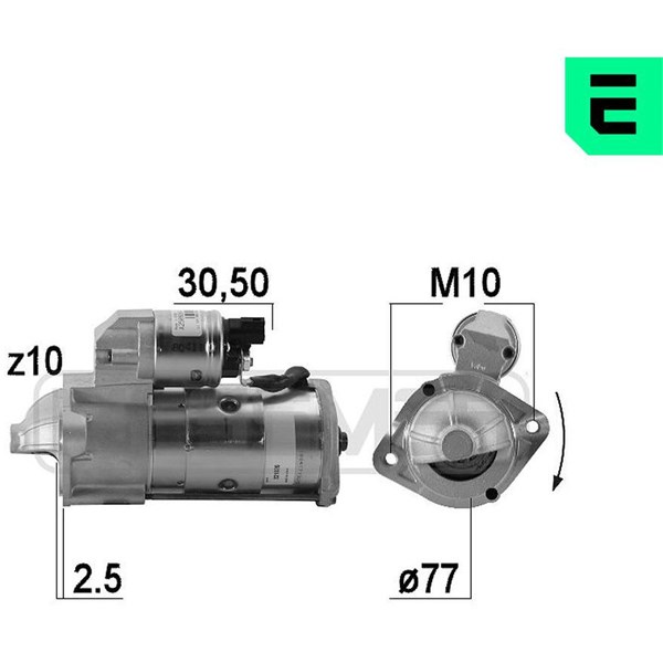 Startmotor 12V Era oem Oem 221026 ERA OEM