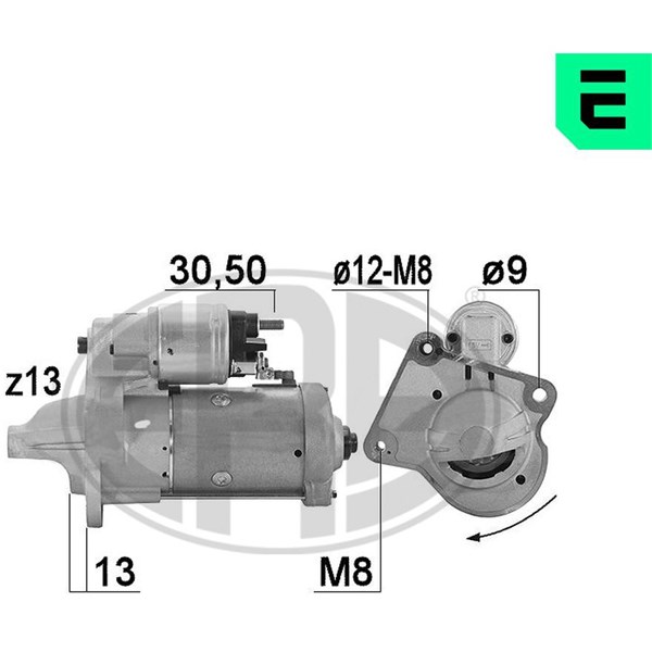 Startmotor 12V Era oem Oem 221033 ERA OEM