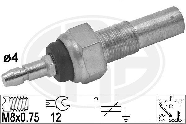 Sensor, kylvätsketemperatur