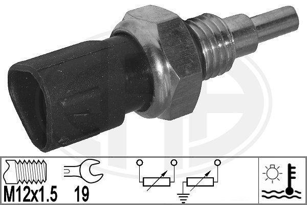 Sensor, kylvätsketemperatur