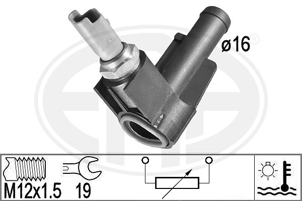 Sensor, kylvätsketemperatur