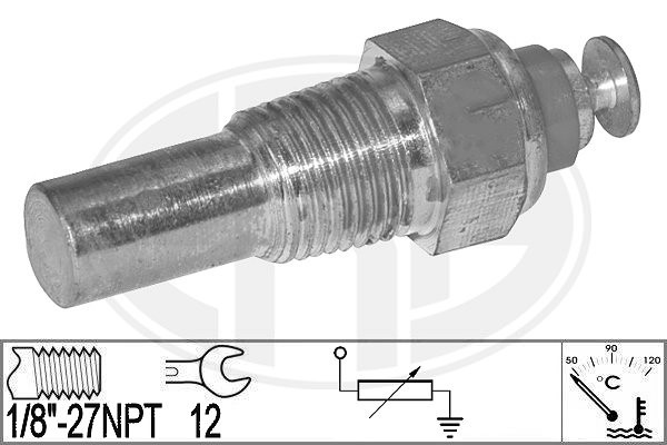 Sensor, kylvätsketemperatur