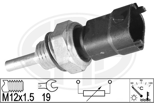 Sensor, kylvätsketemperatur