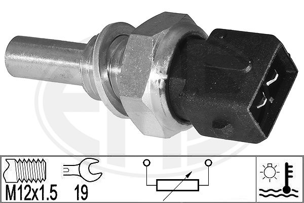 Sensor, kylvätsketemperatur
