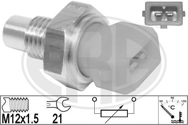 Sensor, kylvätsketemperatur