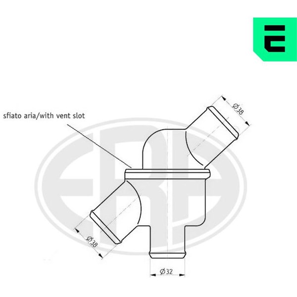 Termostat, kylvätska Era oem Oem 350078 ERA OEM