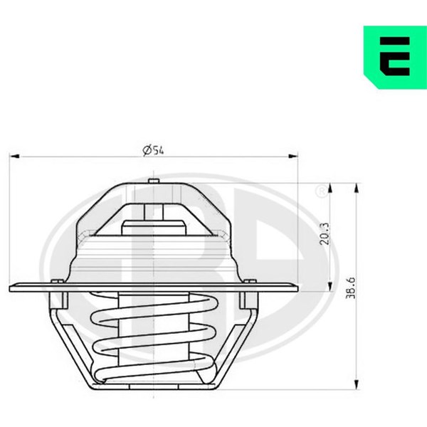 Termostat, kylvätska Era oem Oem 350103 ERA OEM