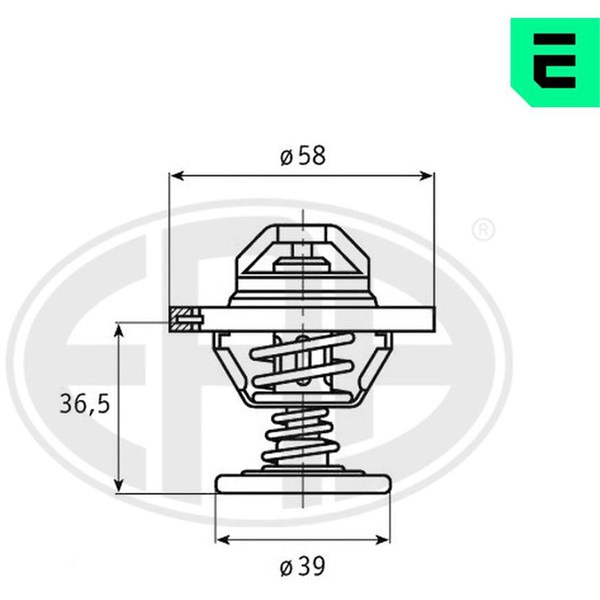 Termostat, kylvätska Era oem Oem 350138 ERA OEM
