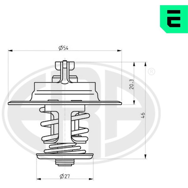 Termostat, kylvätska Era oem Oem 350159 ERA OEM