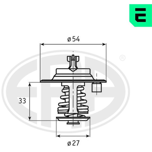 Termostat, kylvätska Era oem Oem 350160 ERA OEM