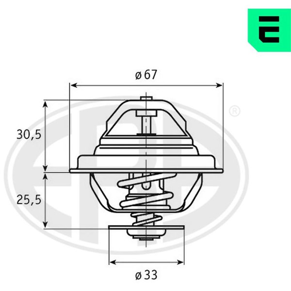 Termostat, kylvätska Era oem Oem 350173 ERA OEM