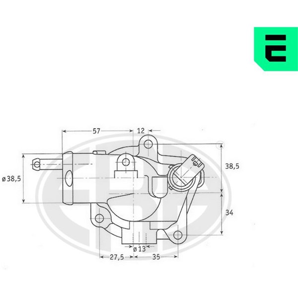 Termostat, kylvätska Era oem Oem 350176 ERA OEM