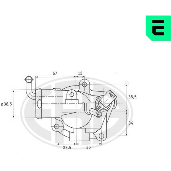 Termostat, kylvätska Era oem Oem 350200 ERA OEM