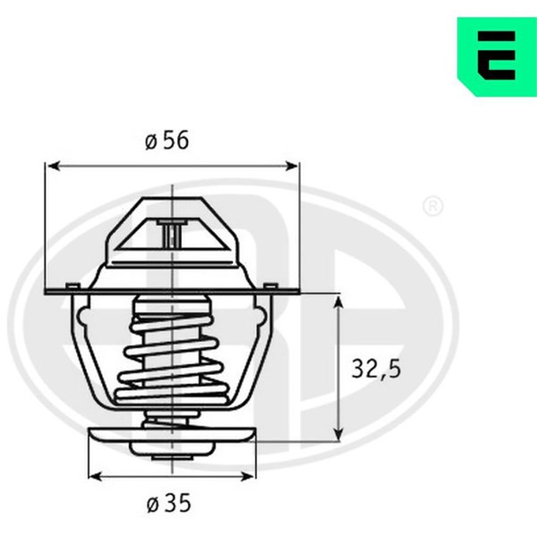 Termostat, kylvätska Era oem Oem 350201 ERA OEM