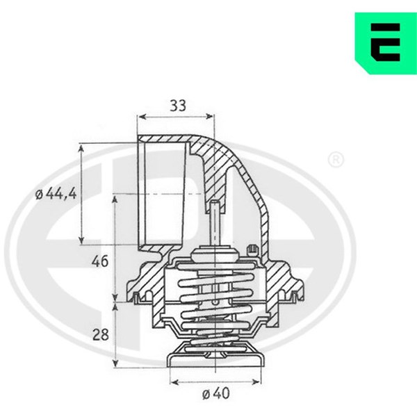 Termostat, kylvätska Era oem Oem 350210 ERA OEM