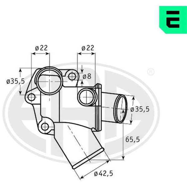 Termostat, kylvätska Era oem Oem 350211 ERA OEM