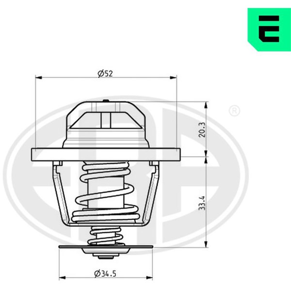 Termostat, kylvätska Era oem Oem 350214 ERA OEM