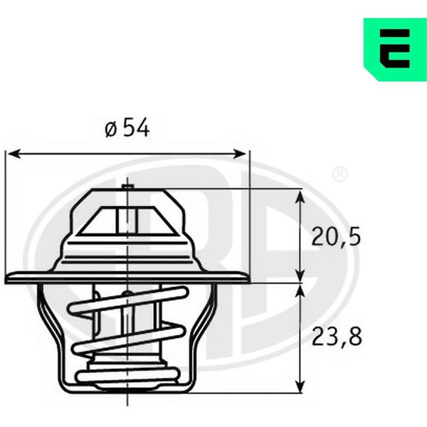 Termostat, kylvätska Era oem Oem 350222 ERA OEM