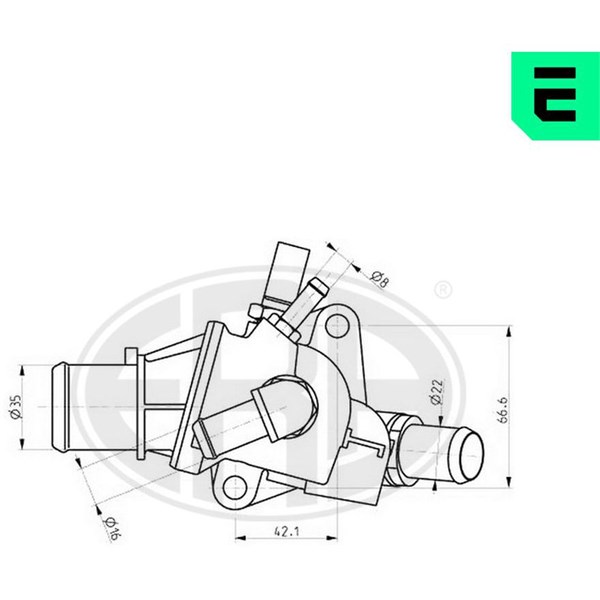 Termostat, kylvätska Era oem Oem 350228 ERA OEM