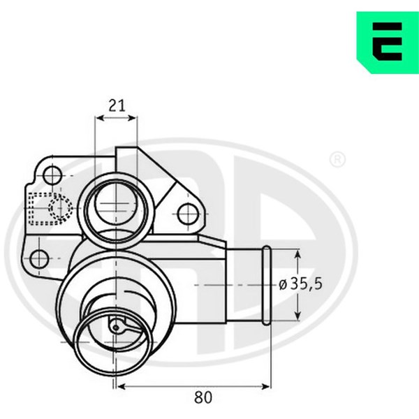 Termostat, kylvätska Era oem Oem 350236 ERA OEM