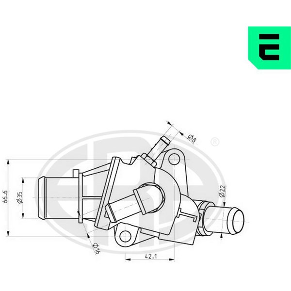 Termostat, kylvätska Era oem Oem 350244 ERA OEM