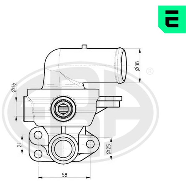Termostat, kylvätska Era oem Oem 350245 ERA OEM