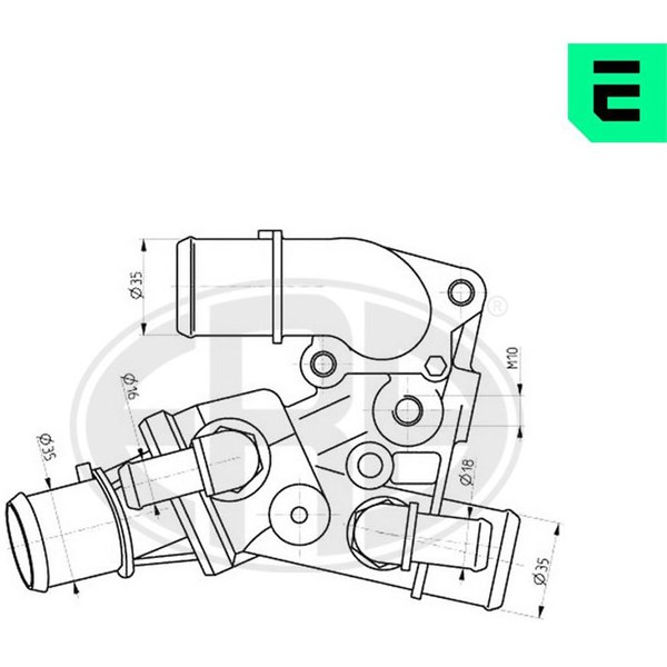 Termostat, kylvätska Era oem Oem 350250 ERA OEM