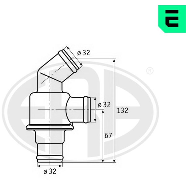 Termostat, kylvätska Era oem Oem 350253 ERA OEM