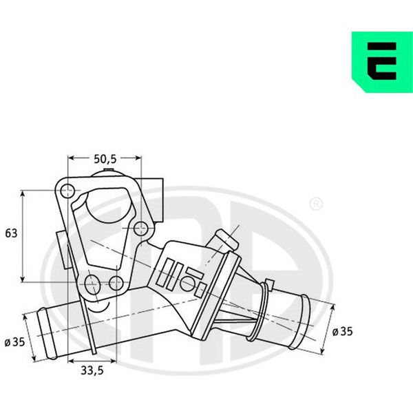 Termostat, kylvätska Era oem Oem 350260 ERA OEM