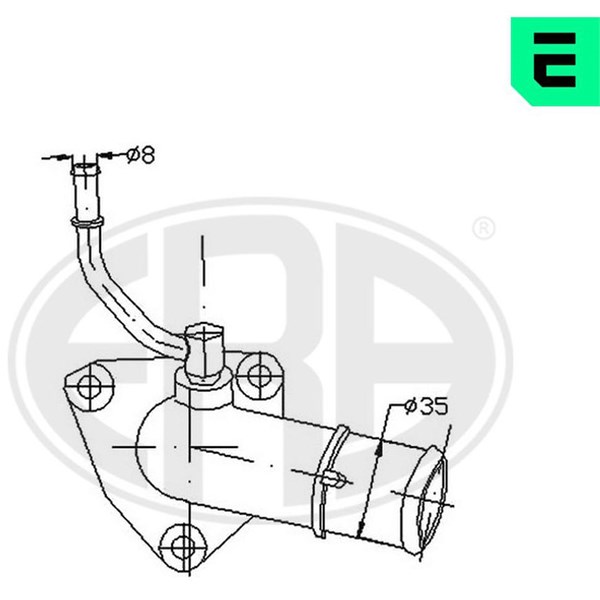 Termostat, kylvätska Era oem Oem 350277 ERA OEM Termostat, kylvätska Era oem Oem 350277 ERA OEM