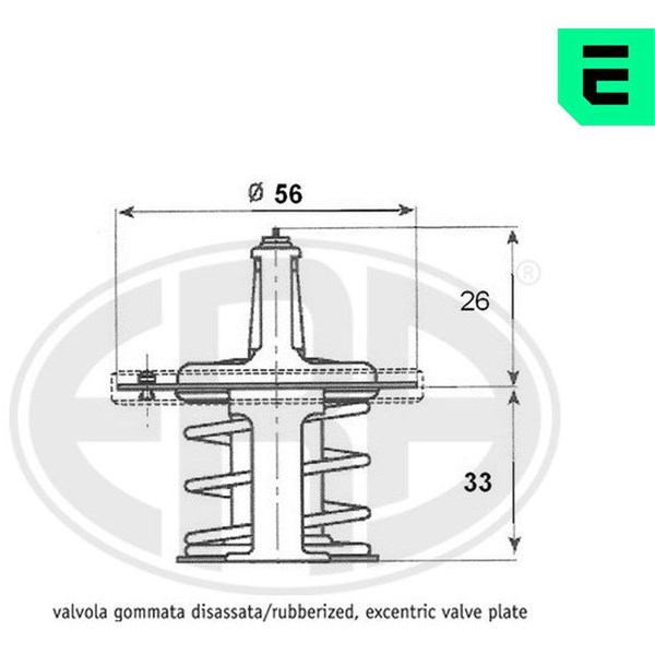 Termostat, kylvätska Era oem Oem 350280 ERA OEM