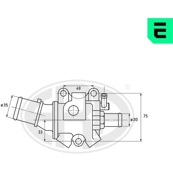 Termostat, kylvätska Era oem Oem 350285 ERA OEM