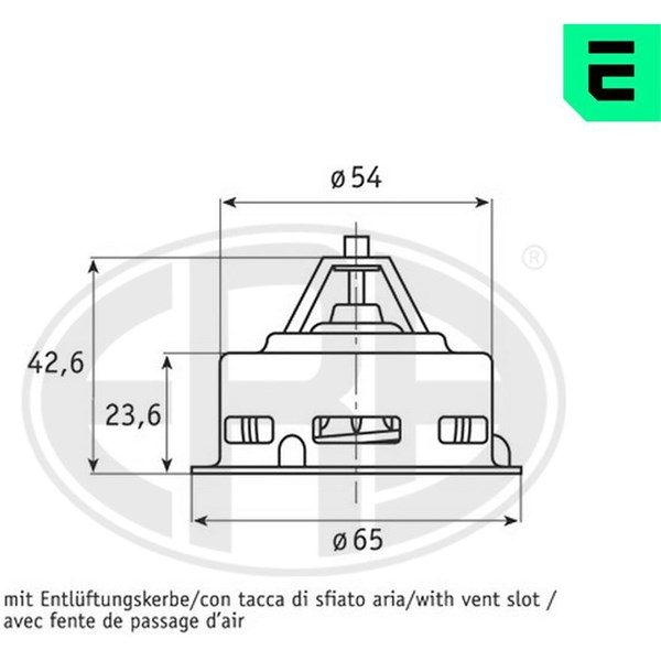 Termostat, kylvätska Era oem Oem 350286 ERA OEM