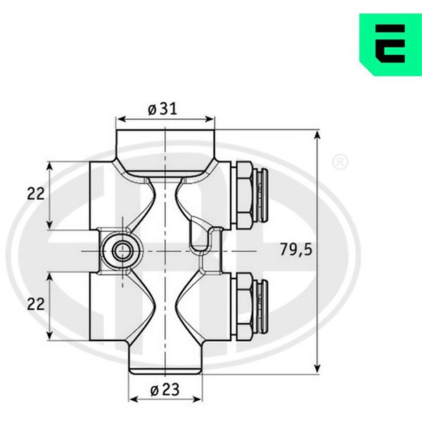 Termostat, kylvätska Era oem Oem 350300 ERA OEM