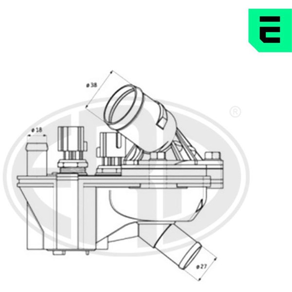 Termostat, kylvätska Era oem Oem 350349 ERA OEM