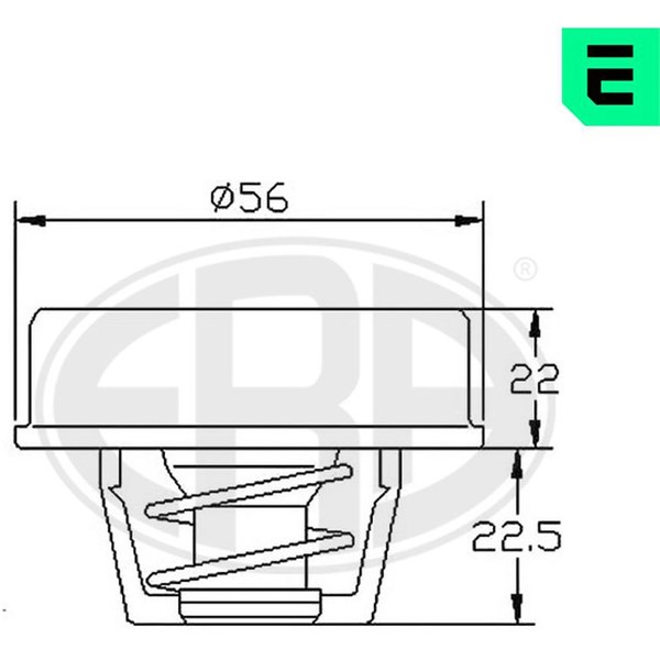 Termostat, kylvätska Era oem Oem 350350 ERA OEM