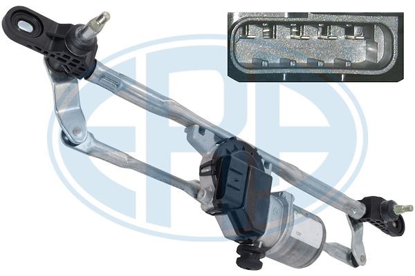 Vindrutetorkarsystem 12V, Fram