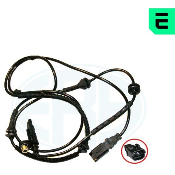 ABS-givare, Sensor, hjulvarvtal, Bakaxel, båda sidor, Bakaxel hög ERA OEM