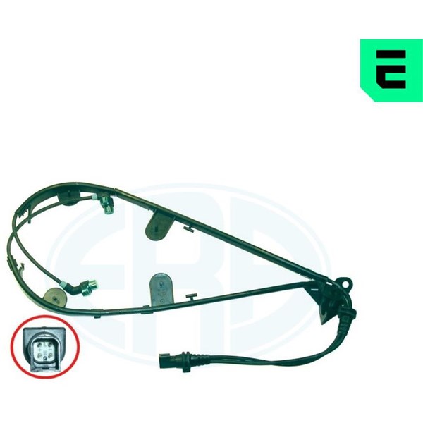 ABS-givare, Sensor, hjulvarvtal, Bakaxel, båda sidor, Bakaxel hög ERA OEM