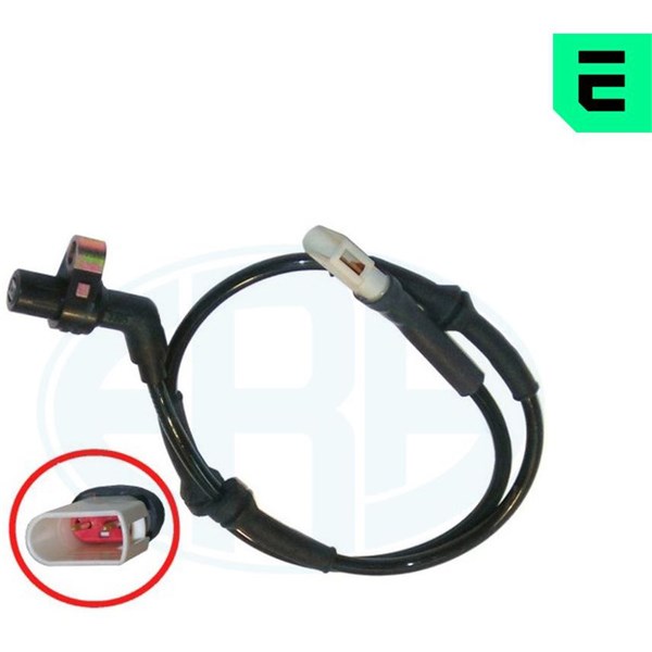ABS-givare, Sensor, hjulvarvtal, Fram, höger eller vänster, frama ERA OEM