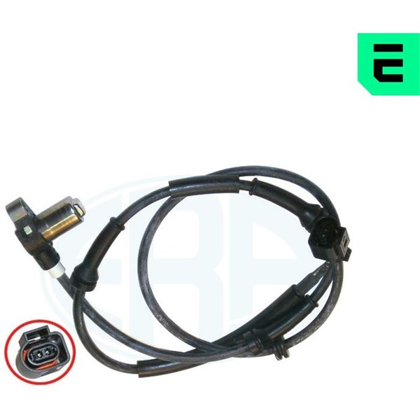 ABS-givare, Sensor, hjulvarvtal, Bakaxel, båda sidor, Bakaxel hög ERA OEM