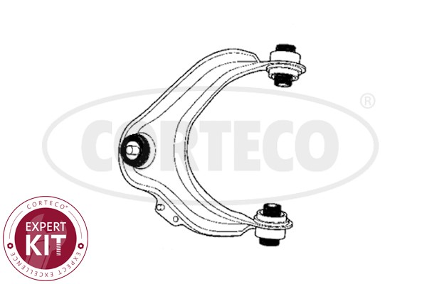 Länkarm, framaxel höger, Upptill Corteco 49399307 CORTECO