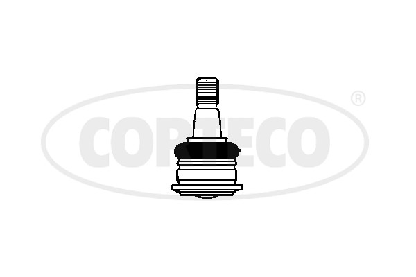 Kulled / Spindelled, Tvåsidig, Nedre Corteco 49399505 CORTECO