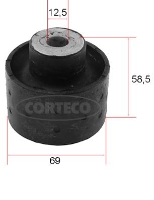 Bussning, länkarm, Bakaxel, Bak Corteco 80004722 CORTECO