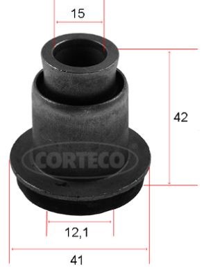 Bussning, länkarm, Bakaxel, Bak Corteco 80004766 CORTECO